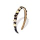 CERCHIETTO PER CAPELLI CON CRISTALLI E PERLE - PP2288D658