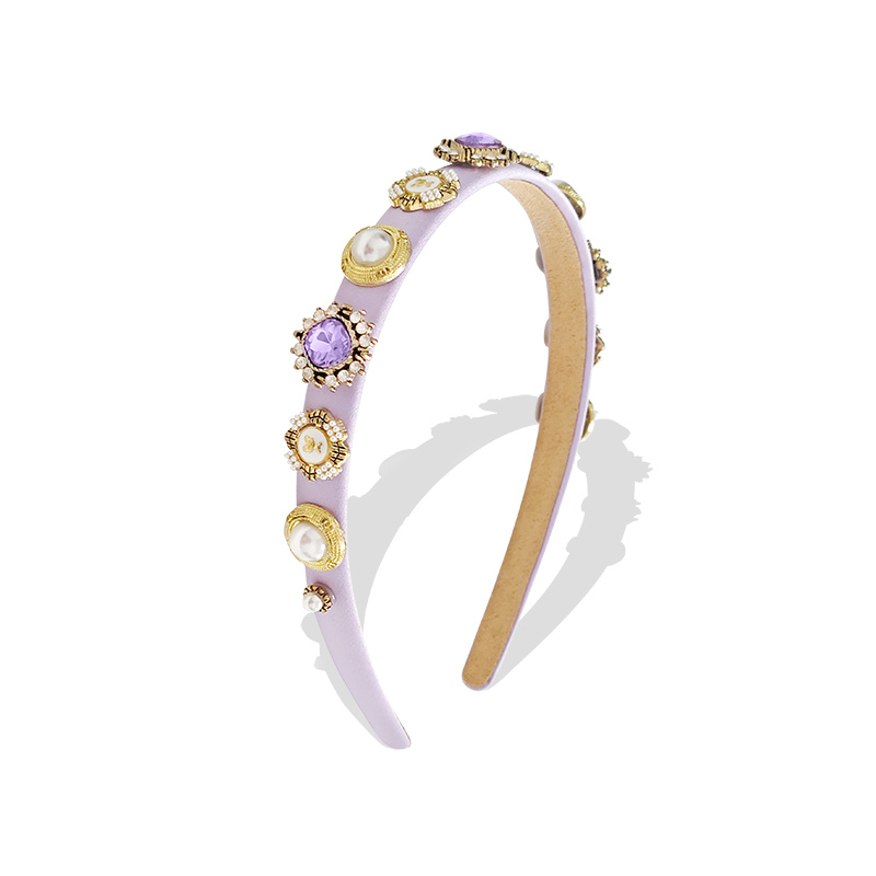 CERCHIETTO PER CAPELLI CON CRISTALLI E PERLE - PP2288D658