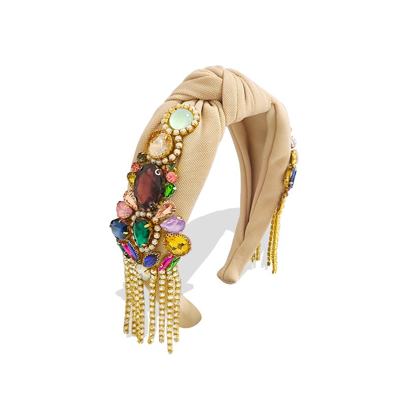 CERCHIETTO PER CAPELLI CON NODO & CRISTALLI E NAPPE DI STRASS - PP23200E356 CERCHIETTO PER CAPELLI CON NODO & CRISTALLI E NAPPE DI STRASS - PP23200E356