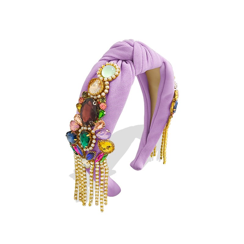 CERCHIETTO PER CAPELLI CON NODO & CRISTALLI E NAPPE DI STRASS - PP23200E356 CERCHIETTO PER CAPELLI CON NODO & CRISTALLI E NAPPE DI STRASS - PP23200E356