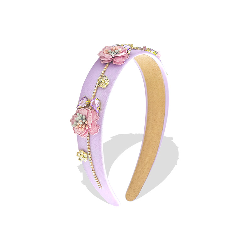 CERCHIETTO PER CAPELLI CON FIORI E CRISTALLI - PP2376F110 CERCHIETTO PER CAPELLI CON FIORI E CRISTALLI - PP2376F110
