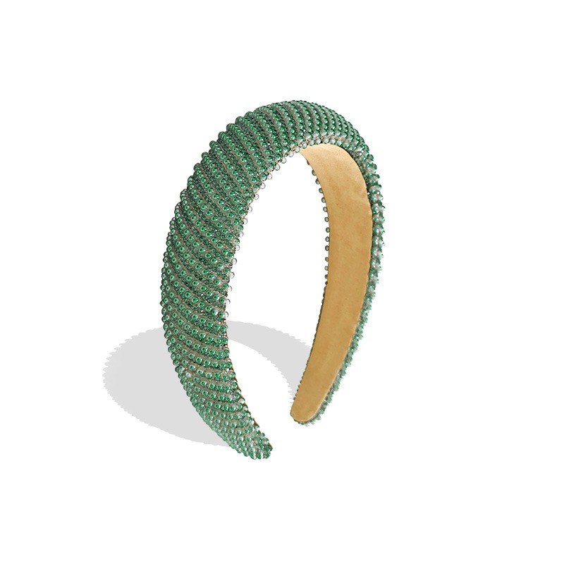 CERCHIETTO PER CAPELLI CON PERLE E STRASS COLORATI - PP2388E362