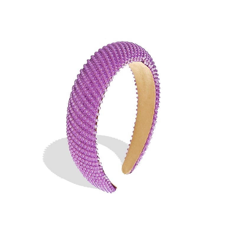 CERCHIETTO PER CAPELLI CON PERLE E STRASS COLORATI - PP2388E362