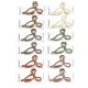 CONFEZIONE DI 12 CLIP PER CAPELLI - YN2288D456