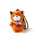 CIONDOLO DA BORSA / PORTACHIAVI SOFFICE A FORMA DI ANIMALE ASSORTITO - AX260056D193
