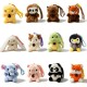 CIONDOLO DA BORSA / PORTACHIAVI SOFFICE A FORMA DI ANIMALE ASSORTITO - AX260060D192