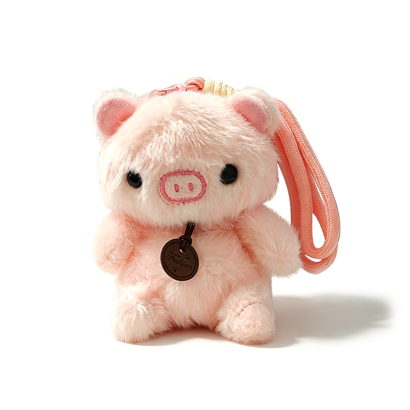 CIONDOLO DA BORSA / PORTACHIAVI SOFFICE A FORMA DI ANIMALE ASSORTITO - AX260060D192