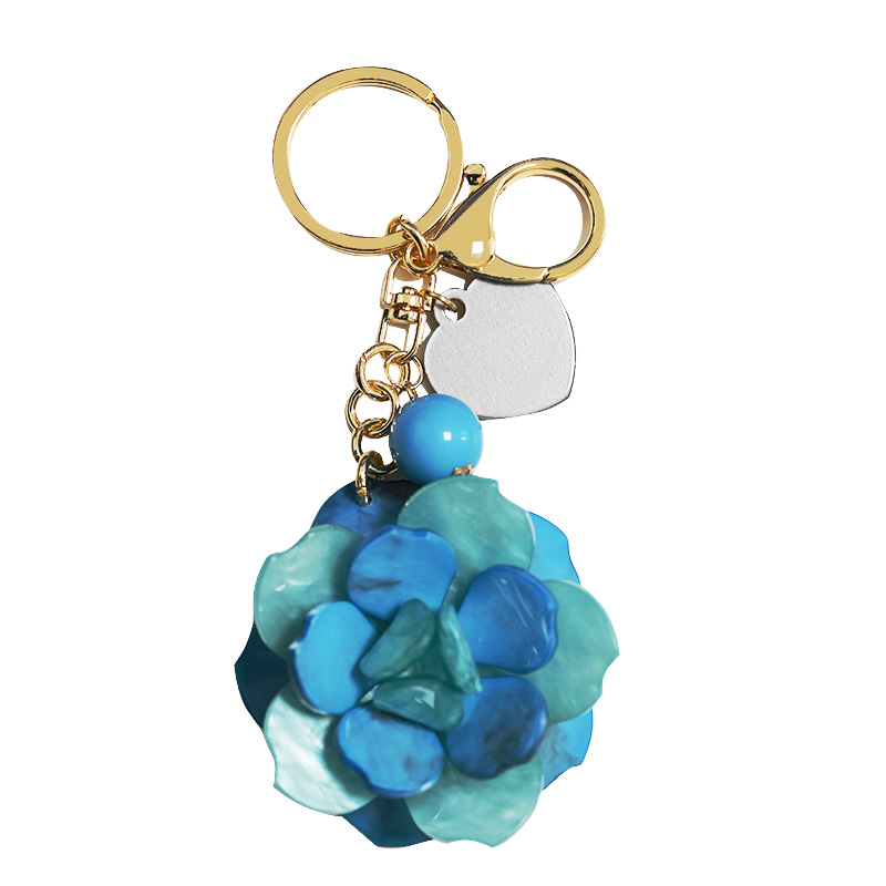 PORTACHIAVI IN ACRILICO CON FIORE - FT2460C4