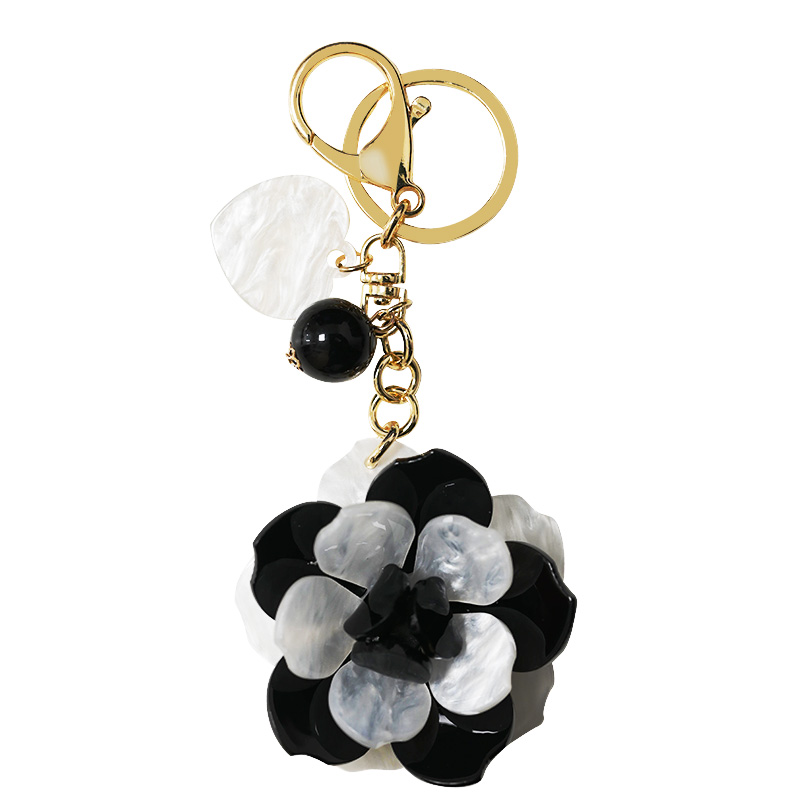 PORTACHIAVI IN ACRILICO CON FIORE - FT2460C4