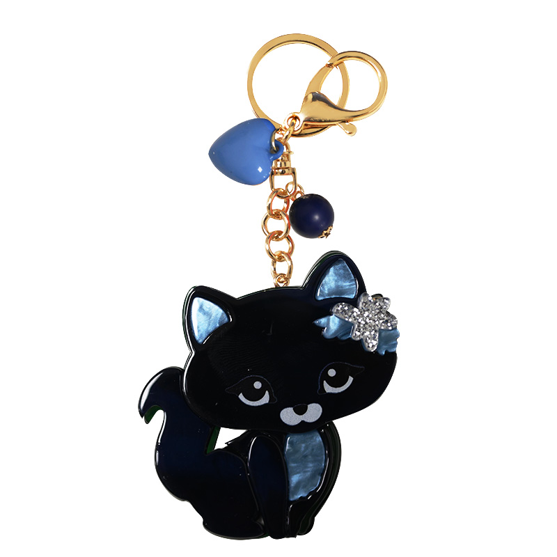 PORTACHIAVI IN RESINA CON GATTO - FT2476B755 PORTACHIAVI IN RESINA CON GATTO - FT2476B755