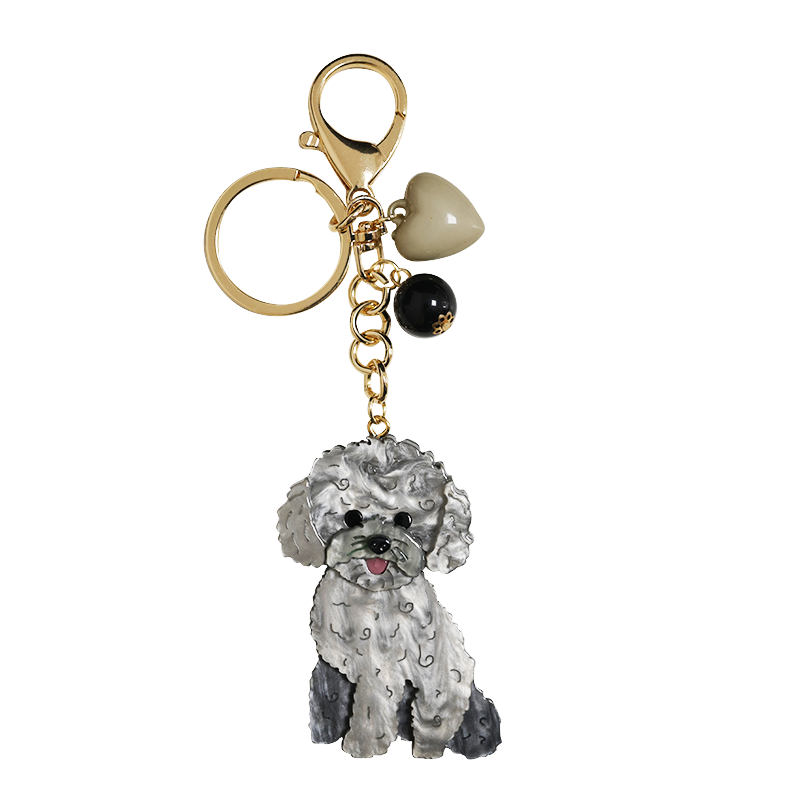 PORTACHIAVI IN RESINA CON CANE - FT2476B757