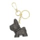 PORTACHIAVI BULLDOG IN STRASS - OMQ22216140A21