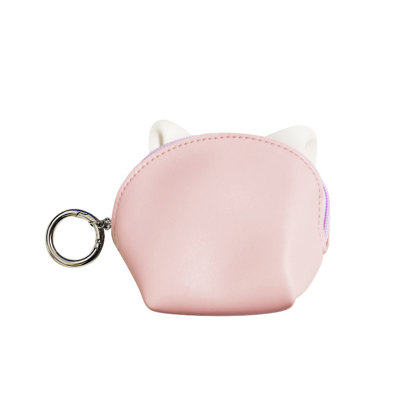 PORTACHIAVI PORTAMONETE A GATTO CON STRASS - OMQ24136A216