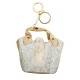 PORTACHIAVI PORTAMONETE A MINI BORSA CON STRASS - OMQ24136A217