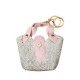 PORTACHIAVI PORTAMONETE A MINI BORSA CON STRASS - OMQ24136A217