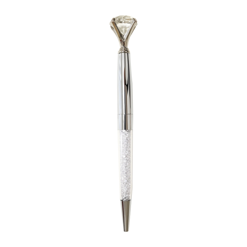 PENNA PERSONALIZZATA A SFERA IN METALLO CON STRASS GLITTER - OMQ2452A223 PENNA PERSONALIZZATA A SFERA IN METALLO CON STRASS GLITTER - OMQ2452A223