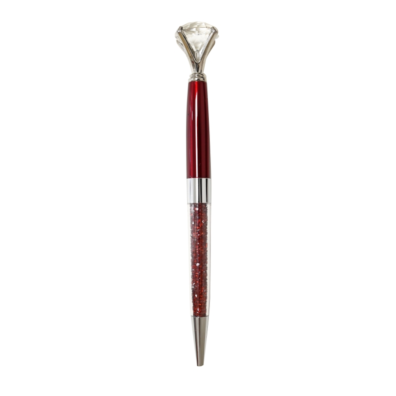 PENNA PERSONALIZZATA A SFERA IN METALLO CON STRASS GLITTER - OMQ2452A223 PENNA PERSONALIZZATA A SFERA IN METALLO CON STRASS GLITTER - OMQ2452A223