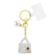 PORTACHIAVI BORSA CON STRASS - OMQ2472B783 PORTACHIAVI BORSA CON STRASS - OMQ2472B783