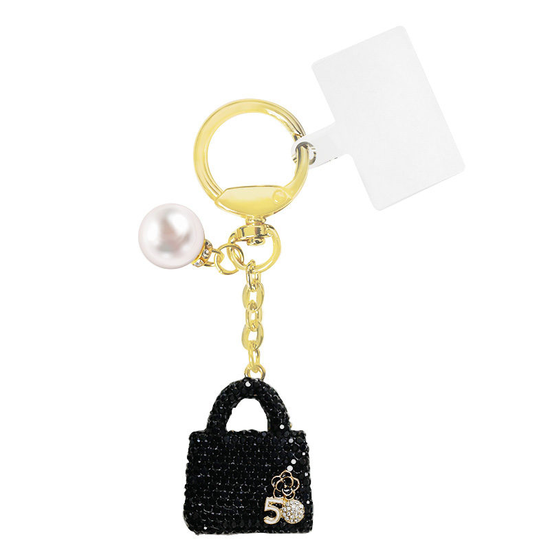 PORTACHIAVI BORSA CON STRASS - OMQ2472B783 PORTACHIAVI BORSA CON STRASS - OMQ2472B783