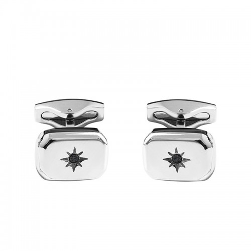 GEMELLI DA UOMO RETTANGOLARI CON ZIRCONE - RD24100B557/B558