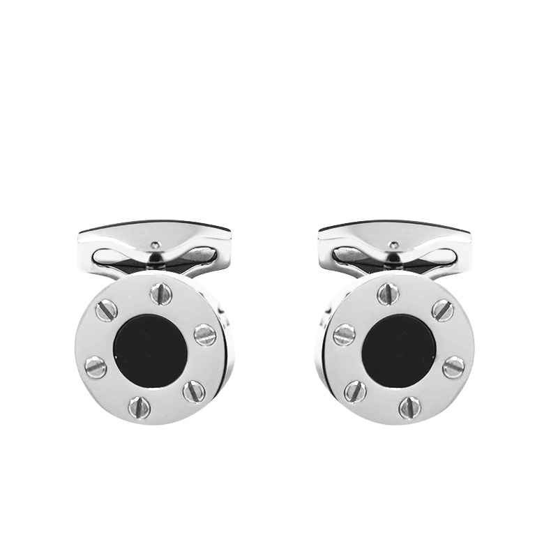 GEMELLI DA UOMO ROTONDI CON TESTE DI VITI - RD241112B561 GEMELLI DA UOMO ROTONDI CON TESTE DI VITI - RD241112B561