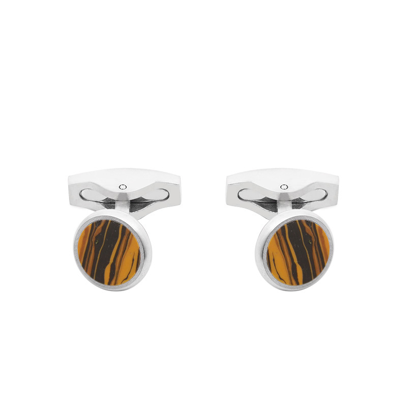 GEMELLI UOMO DA POLSO ROTONDI OPACHI CON PIETRA - RD241112B56X GEMELLI UOMO DA POLSO ROTONDI OPACHI CON PIETRA - RD241112B56X