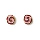 GEMELLI DA POLSO CON ROSA A SPIRALE SMALTATA - SW2648C783