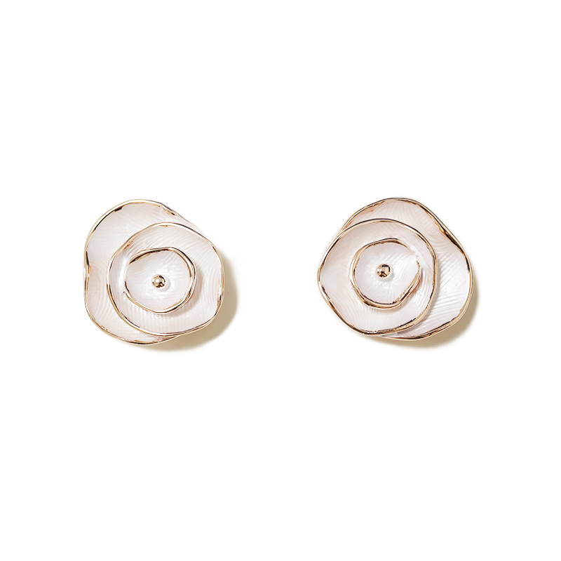 GEMELLI DA POLSO CON FIORE A STRATI SMALTATA - SW2648C784