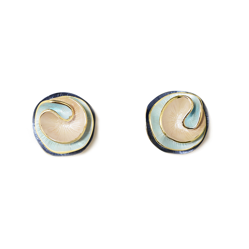 GEMELLI DA POLSO A SPIRALE SMALTATA - SW2648C785