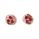 COPRIBOTTONI ORGANICI SMALTATI CON CRISTALLI GEOMETRICI - SW2648C786