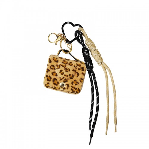 PORTACHIAVI CIONDOLO BORSA IN TESSUTO LEOPARDATO - TX24624B980 PORTACHIAVI CIONDOLO BORSA IN TESSUTO LEOPARDATO - TX24624B980