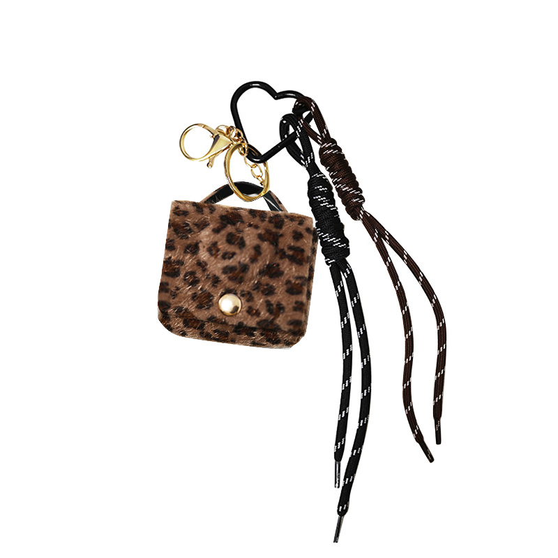 PORTACHIAVI CIONDOLO BORSA IN TESSUTO LEOPARDATO - TX24624B980 PORTACHIAVI CIONDOLO BORSA IN TESSUTO LEOPARDATO - TX24624B980