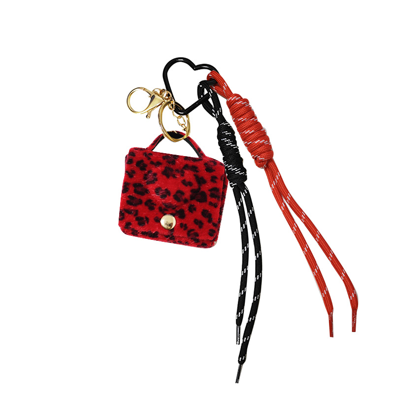 PORTACHIAVI CIONDOLO BORSA IN TESSUTO LEOPARDATO - TX24624B980 PORTACHIAVI CIONDOLO BORSA IN TESSUTO LEOPARDATO - TX24624B980