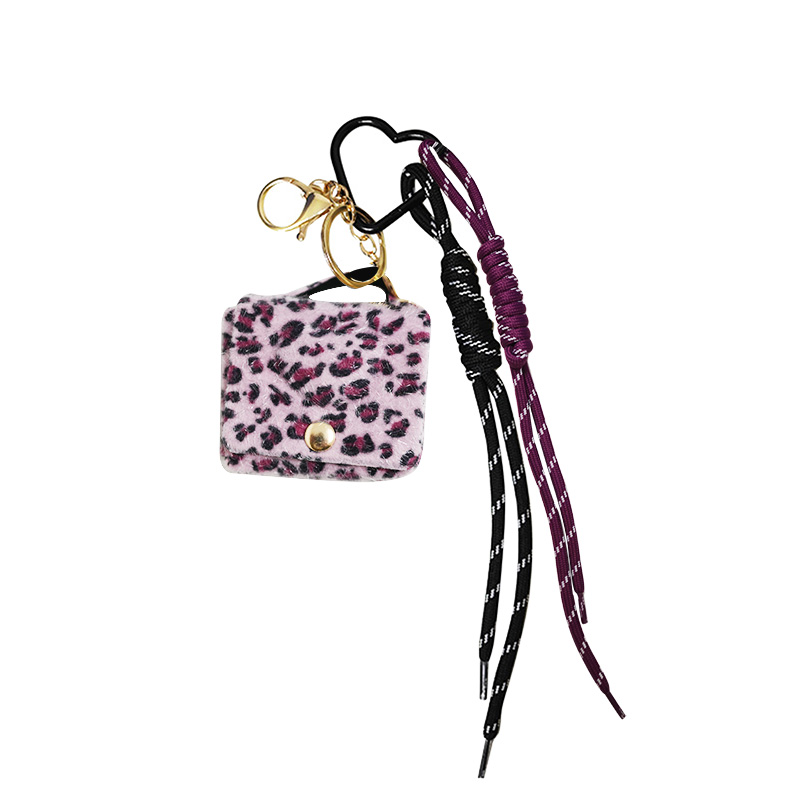 PORTACHIAVI CIONDOLO BORSA IN TESSUTO LEOPARDATO - TX24624B980 PORTACHIAVI CIONDOLO BORSA IN TESSUTO LEOPARDATO - TX24624B980