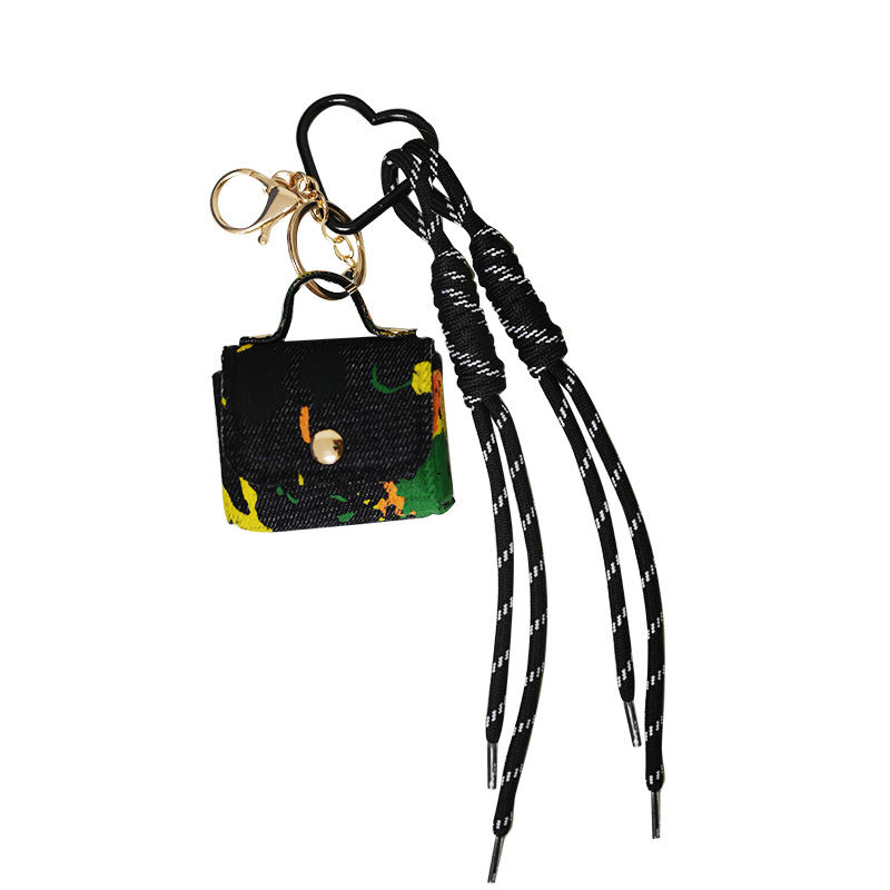 PORTACHIAVI CIONDOLO BORSA IN DENIM - TX24624B981 PORTACHIAVI CIONDOLO BORSA IN DENIM - TX24624B981