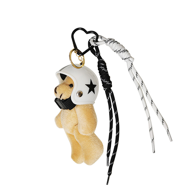 CIONDOLO DA BORSA PORTACHIAVI ORSETTO CON CASCO - TX24624B983 CIONDOLO DA BORSA PORTACHIAVI ORSETTO CON CASCO - TX24624B983