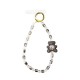 LACCETTO CELLULARE & PORTACHIAVI CON PERLINE E ORSETTO DI STRASS - YF2646C754