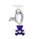PORTACHIAVI & CIONDOLO CELLULARE CON PERLINE E ORSETTO DI STRASS - YF2670C757