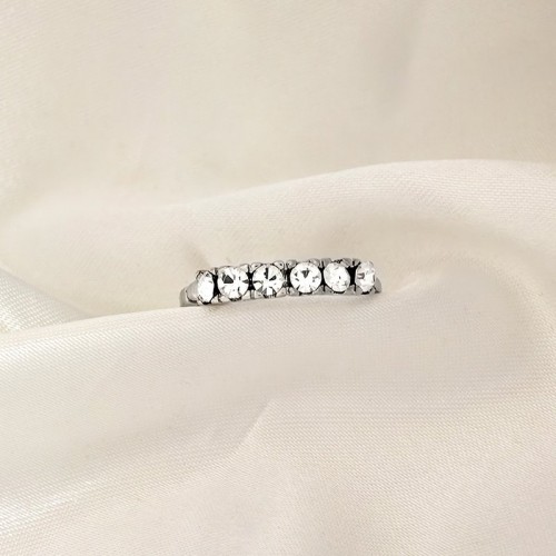 ANELLO DI FIDANZAMENTO REGOLABILE CON ZIRCONE - AGS2460B485