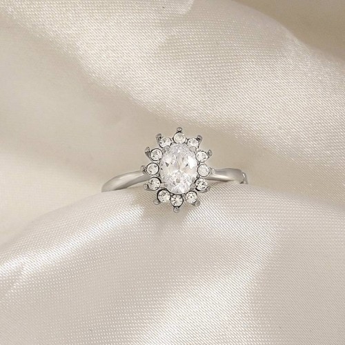 ANELLO DI FIDANZAMENTO REGOLABILE CON ZIRCONE - AGS2460B489