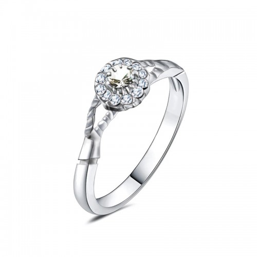ANELLO DI FIDANZAMENTO REGOLABILE CON ZIRCONE - AGS2460B490