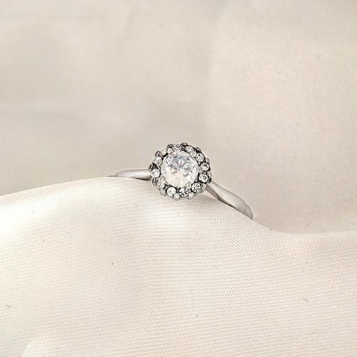 ANELLO DI FIDANZAMENTO REGOLABILE CON ZIRCONE - AGS2460B491