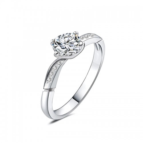 ANELLO DI FIDANZAMENTO REGOLABILE CON ZIRCONE - AGS2460B494