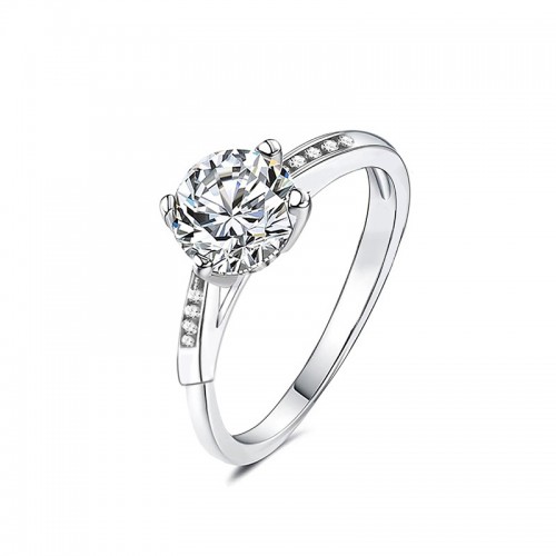 ANELLO DI FIDANZAMENTO REGOLABILE CON ZIRCONE - AGS2460B496