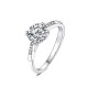 ANELLO DI FIDANZAMENTO REGOLABILE CON ZIRCONE - AGS2460B496