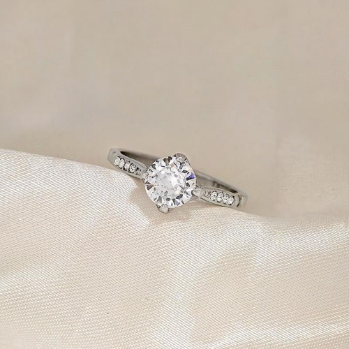 ANELLO DI FIDANZAMENTO REGOLABILE CON ZIRCONE - AGS2460B496