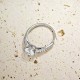 ANELLO DI FIDANZAMENTO REGOLABILE CON ZIRCONE - AGS2460B496