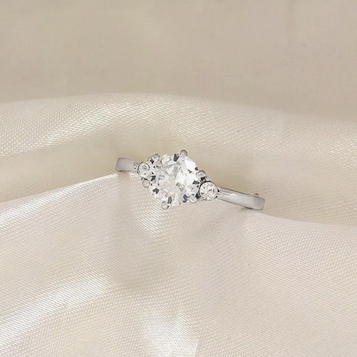 ANELLO DI FIDANZAMENTO REGOLABILE CON ZIRCONE - AGS2460B499