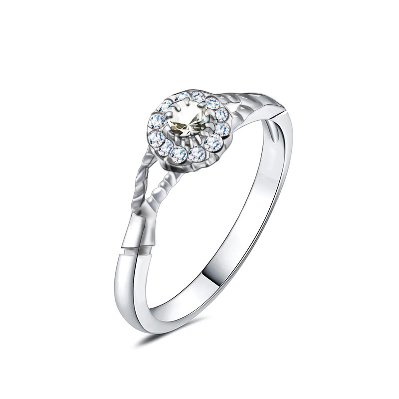 ANELLO DI FIDANZAMENTO REGOLABILE CON ZIRCONE - AGS2464B490 ANELLO DI FIDANZAMENTO REGOLABILE CON ZIRCONE - AGS2464B490