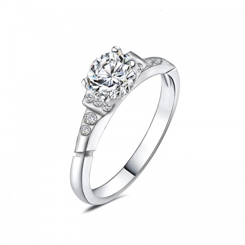 ANELLO DI FIDANZAMENTO REGOLABILE CON ZIRCONE - AGS2464B492